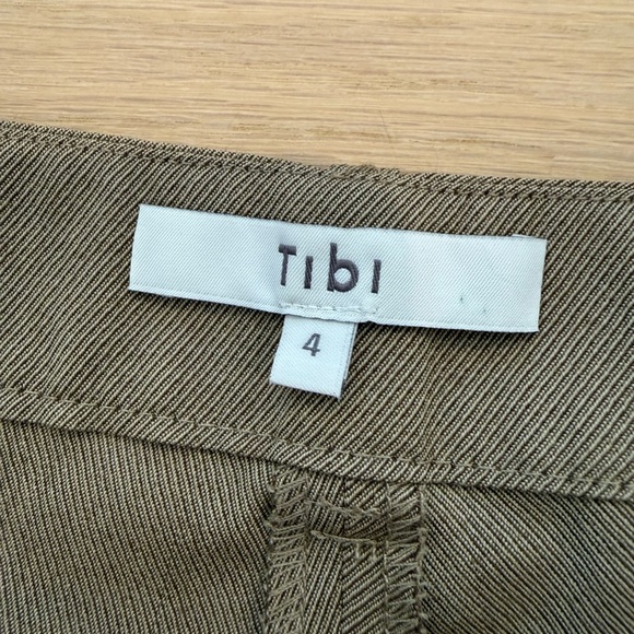 Tibi Refined Wool Tricotine Suiting Rodney Straight Leg - Picture 6 of 9